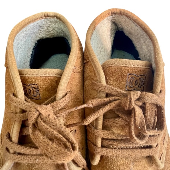 DC Fleece Lined Men\'s Brown Suede Casual Shoes Size 11